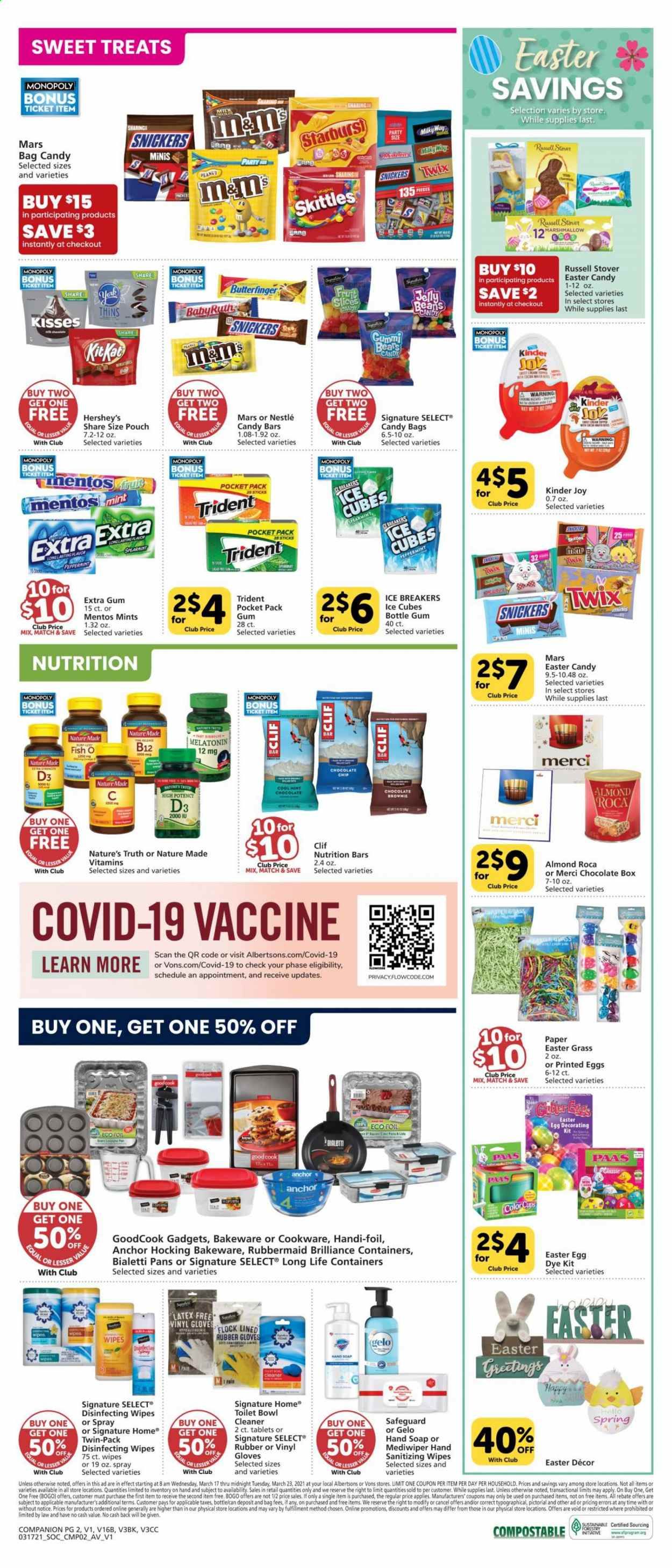 Vons (CA, NV) Weekly Ad Flyer March 17 to March 23