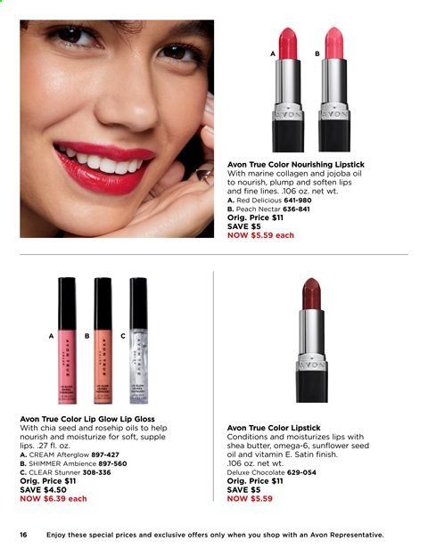 Avon Weekly Ad Flyer March 16 to March 29