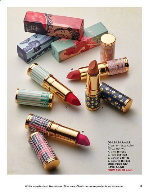 Avon Weekly Ad Flyer March 16 to March 29