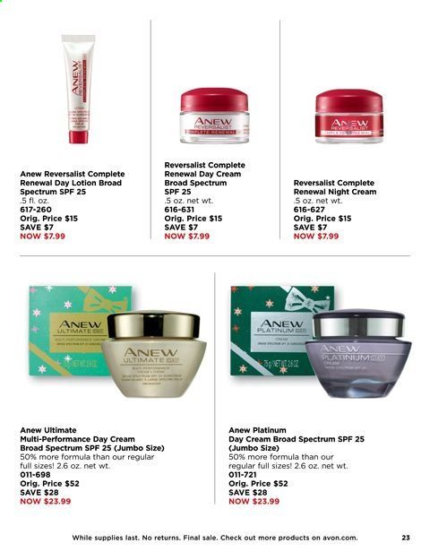 Avon Weekly Ad Flyer March 16 to March 29