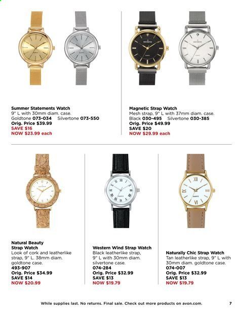Avon Weekly Ad Flyer March 16 to March 29