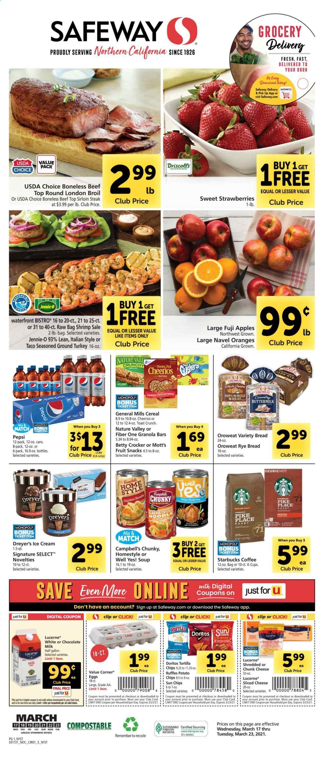Safeway (AZ, CA, CO, HI, MD, NE, OR, VA, WA) Weekly Ad Flyer March 17 to March 23