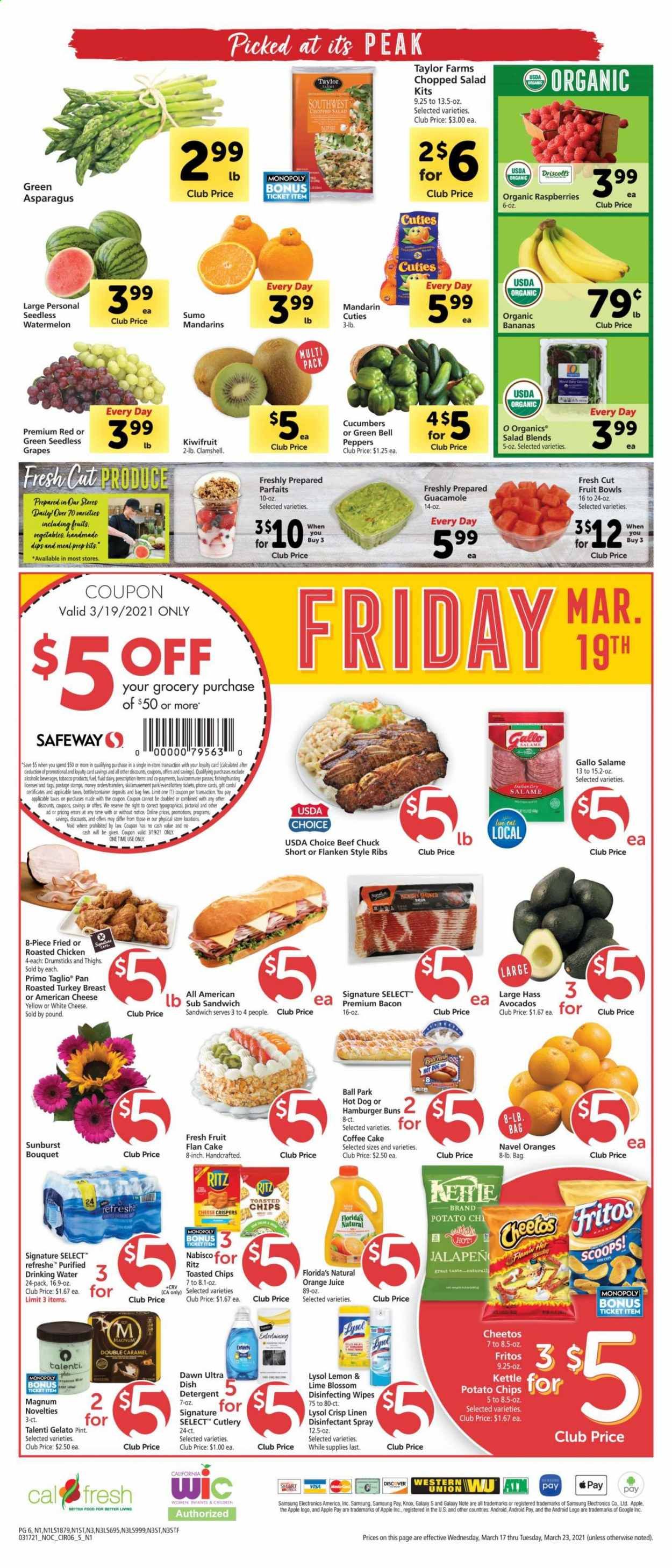 Safeway (AZ, CA, CO, HI, MD, NE, OR, VA, WA) Weekly Ad Flyer March 17 to March 23