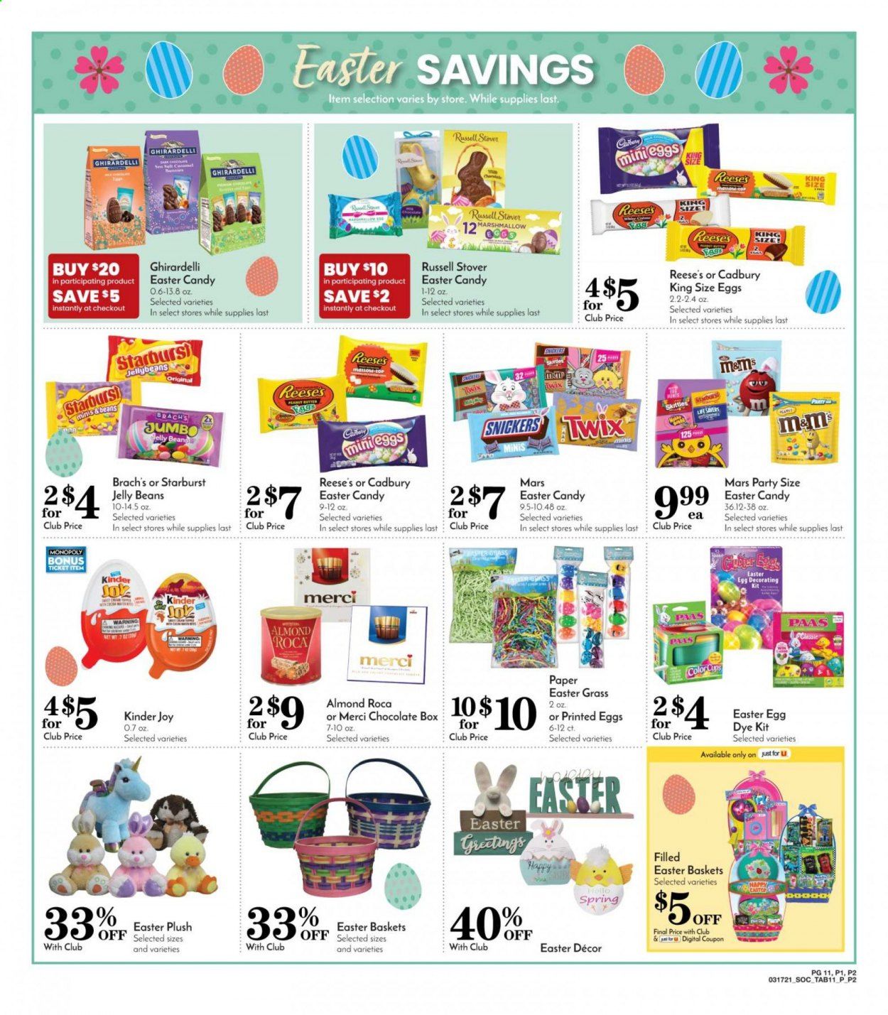 Pavilions (CA) Weekly Ad Flyer March 17 to March 23