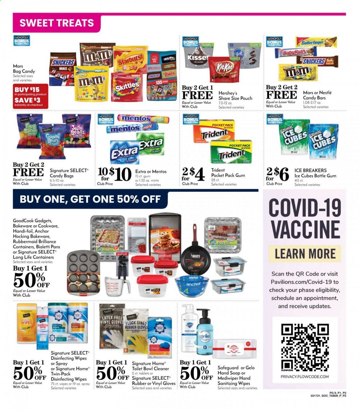 Pavilions (CA) Weekly Ad Flyer March 17 to March 23
