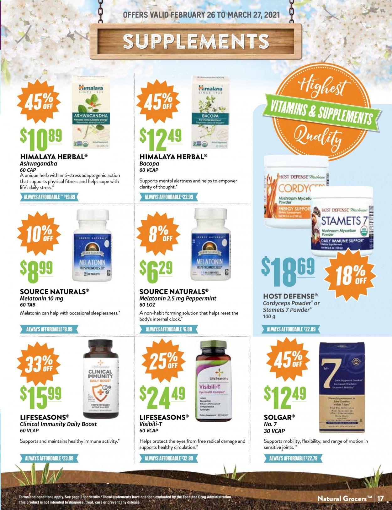 Natural Grocers Weekly Ad Flyer February 26 to March 27