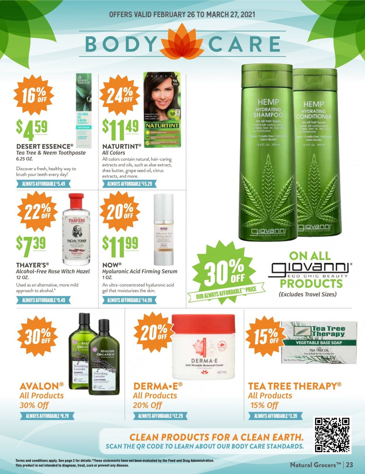 Natural Grocers Weekly Ad Flyer February 26 to March 27