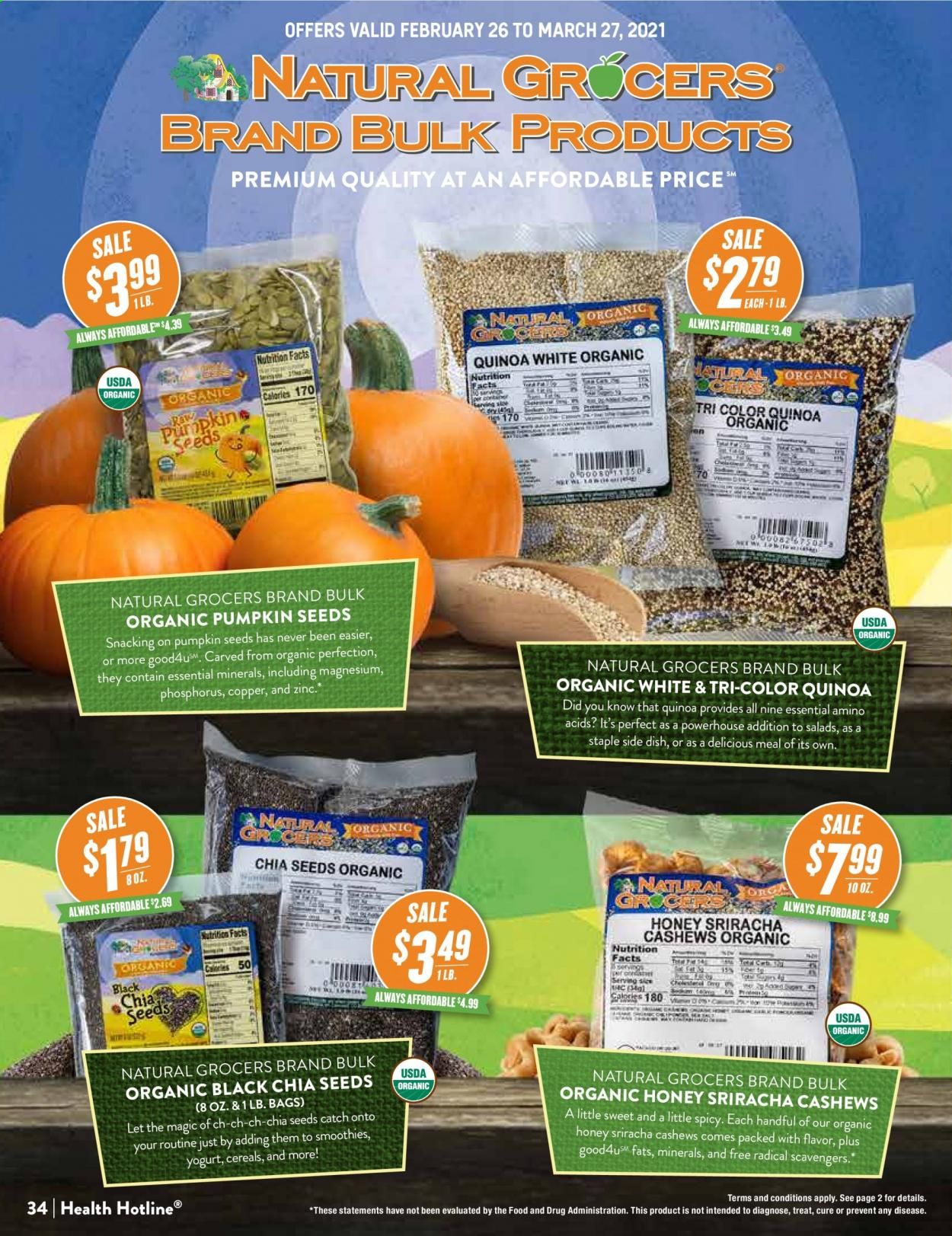 Natural Grocers Weekly Ad Flyer February 26 to March 27