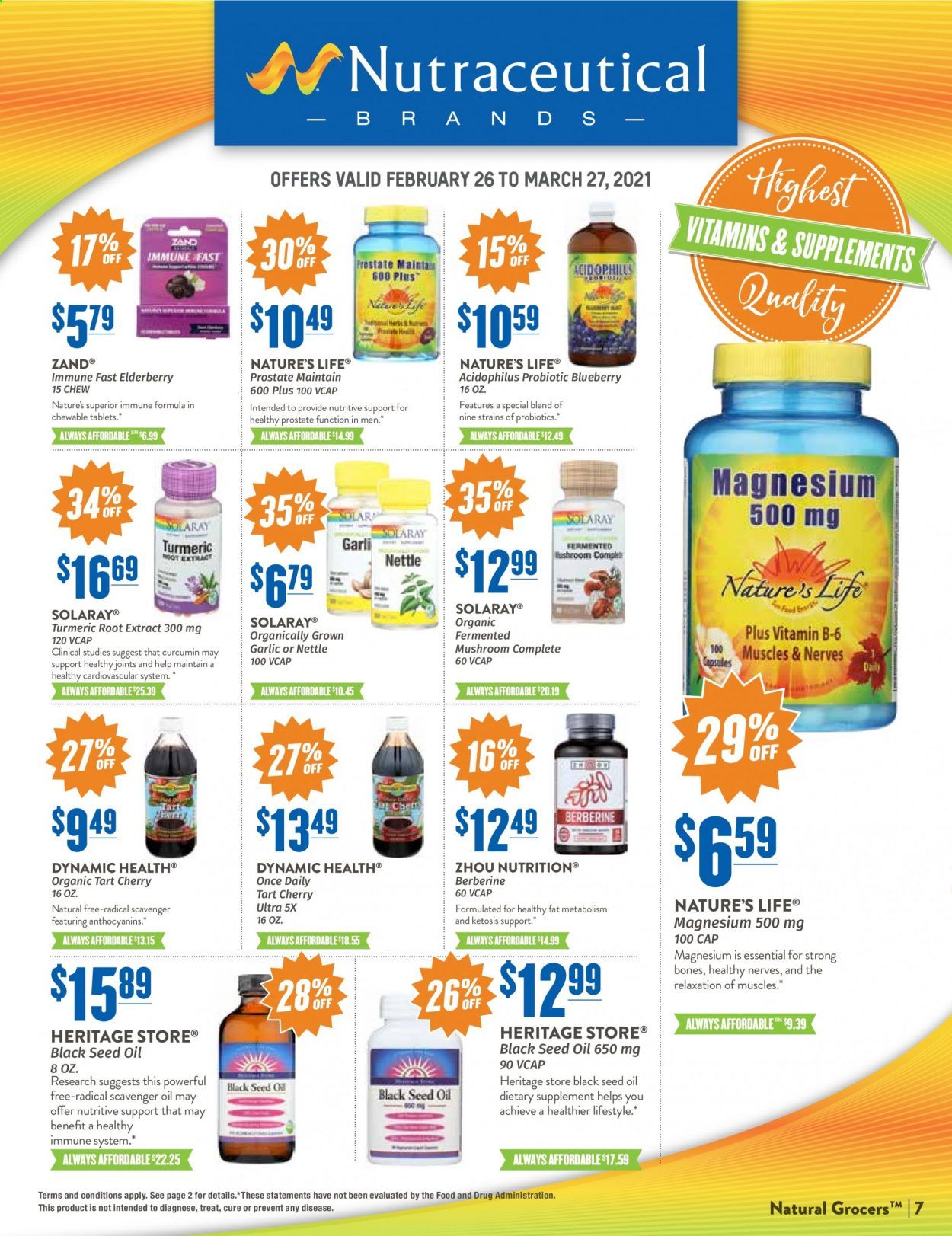 Natural Grocers Weekly Ad Flyer February 26 to March 27