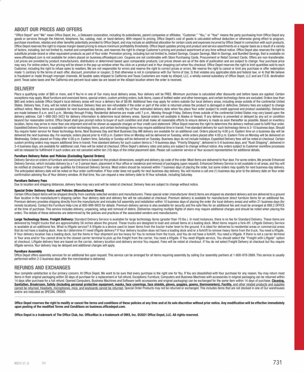 Office DEPOT Weekly Ad Flyer March 16 to March 23