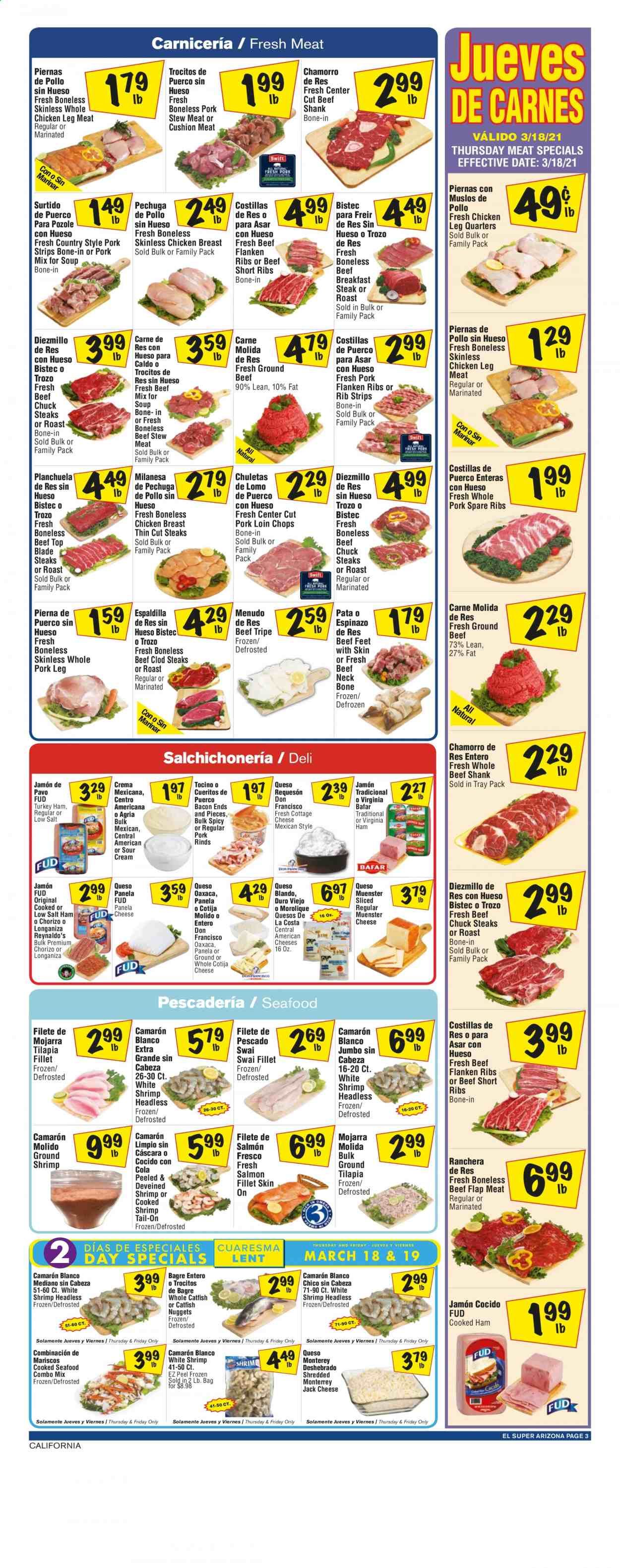 El Super (AZ, CA, NM, NV, TX) Weekly Ad Flyer March 17 to March 23