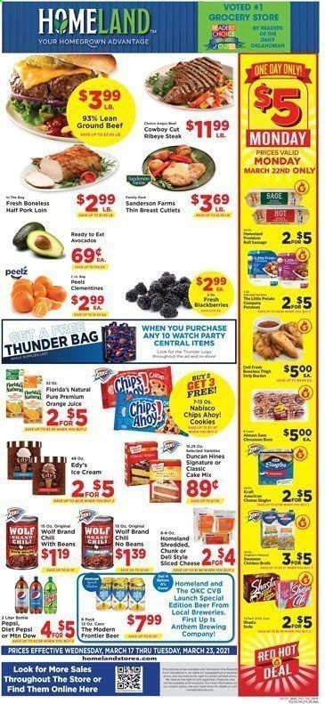 Homeland (OK, TX) Weekly Ad Flyer March 17 to March 23