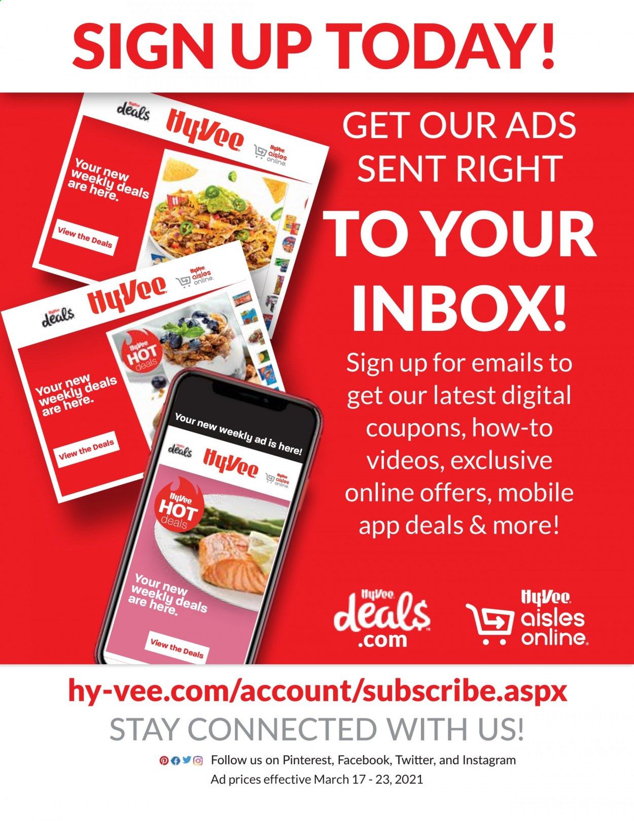 Hy-Vee (IA, IL, KS, MO) Weekly Ad Flyer March 17 to March 23