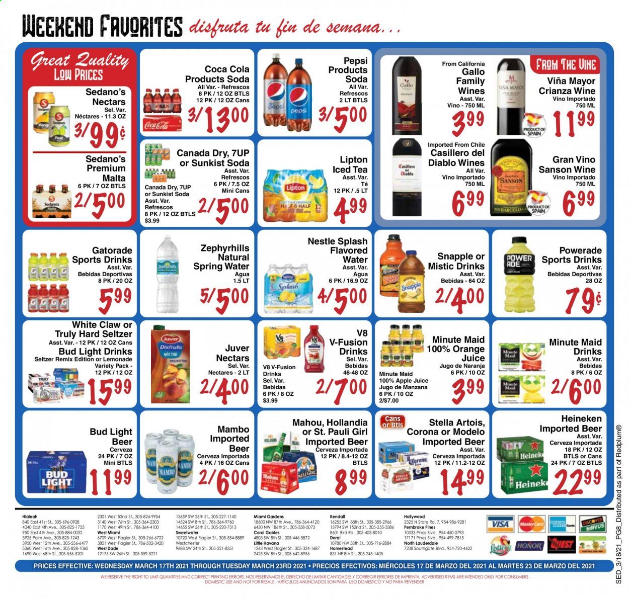 Sedano's (FL) Weekly Ad Flyer March 17 to March 23