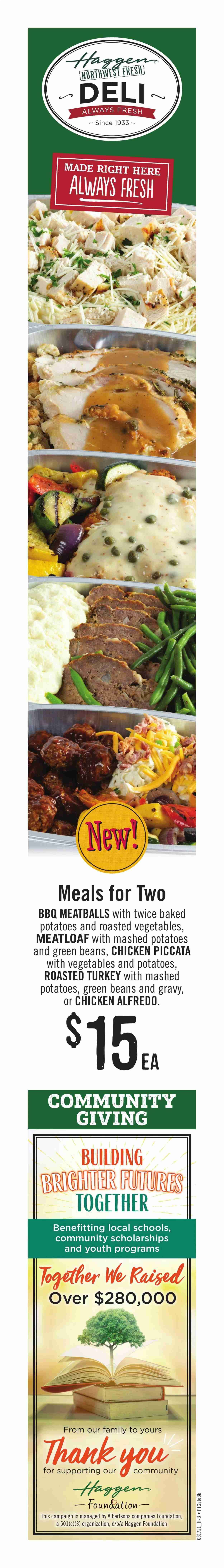 Haggen Weekly Ad Flyer March 17 to March 23