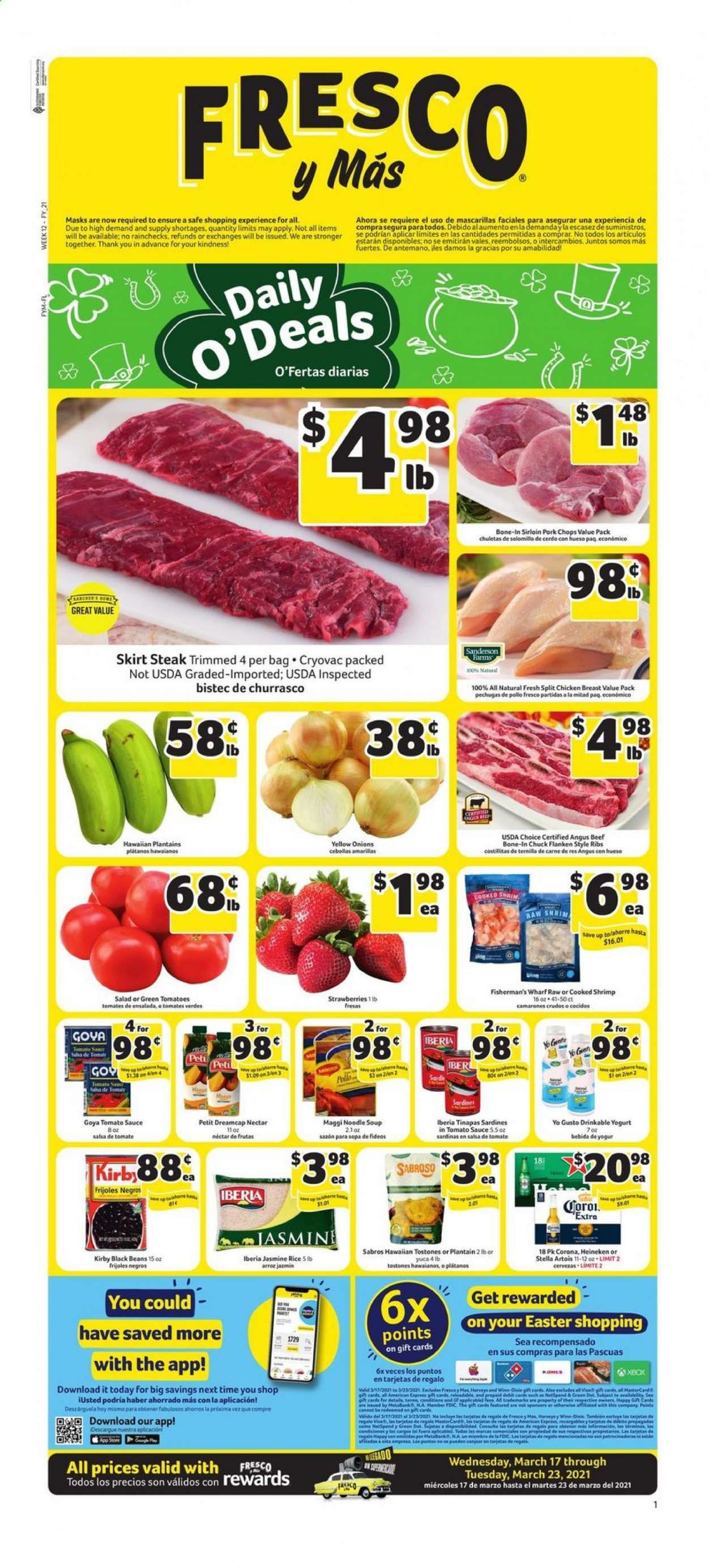 Fresco y Más Weekly Ad Flyer March 17 to March 23