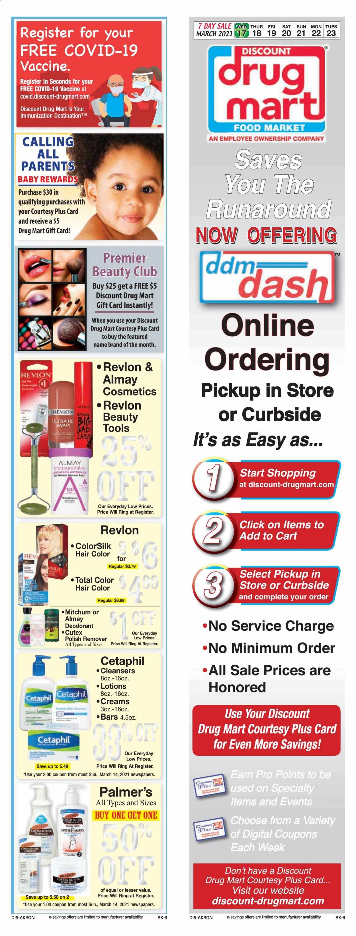 Discount Drug Mart (OH) Weekly Ad Flyer March 17 to March 23