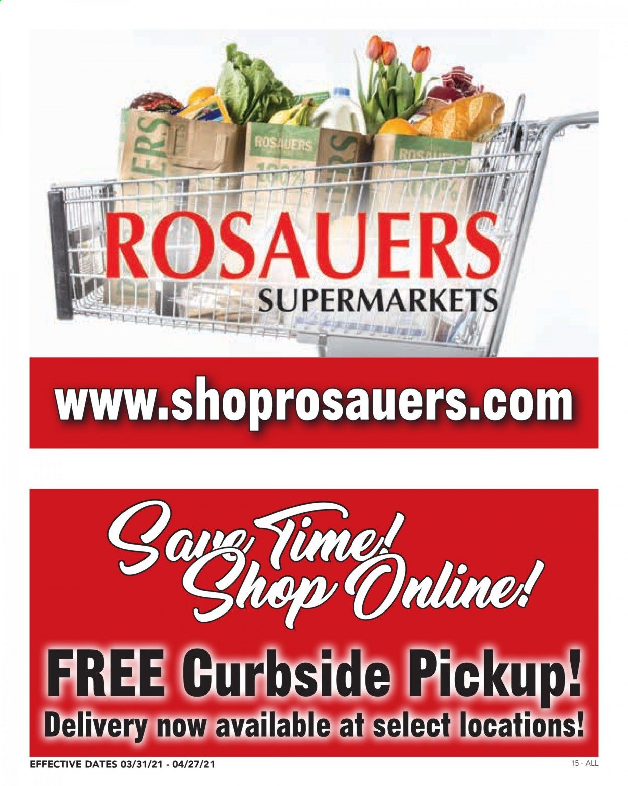 Rosauers Weekly Ad Flyer March 31 to April 27