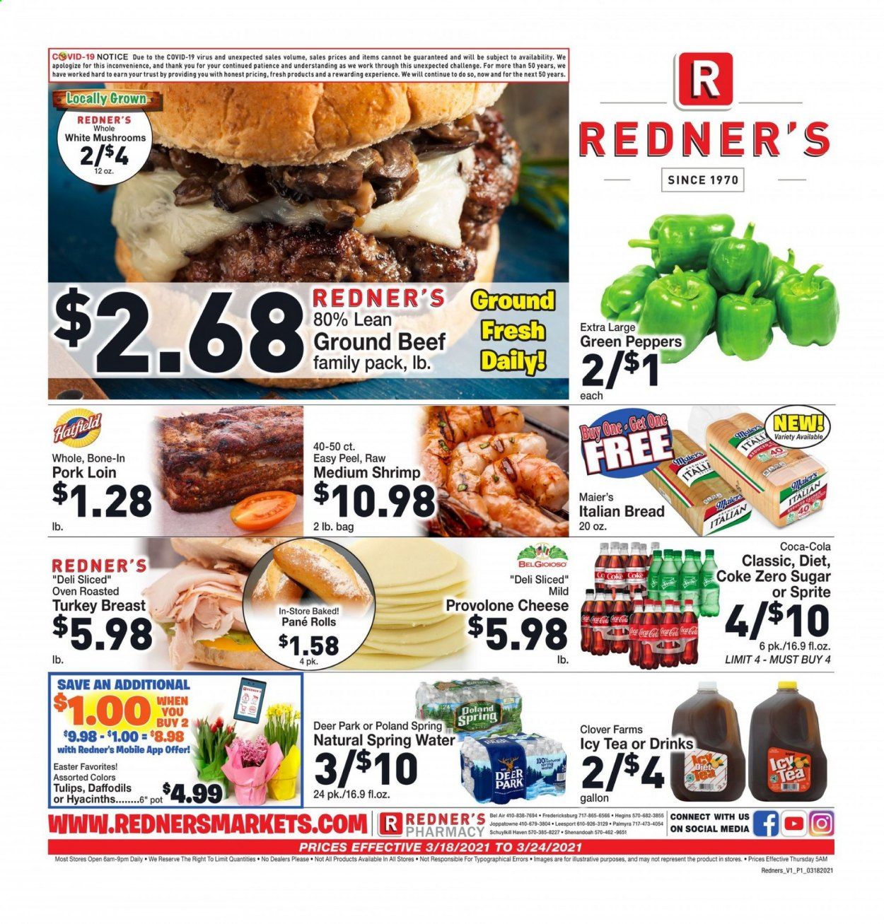 Redner's Markets Weekly Ad Flyer March 18 to March 24