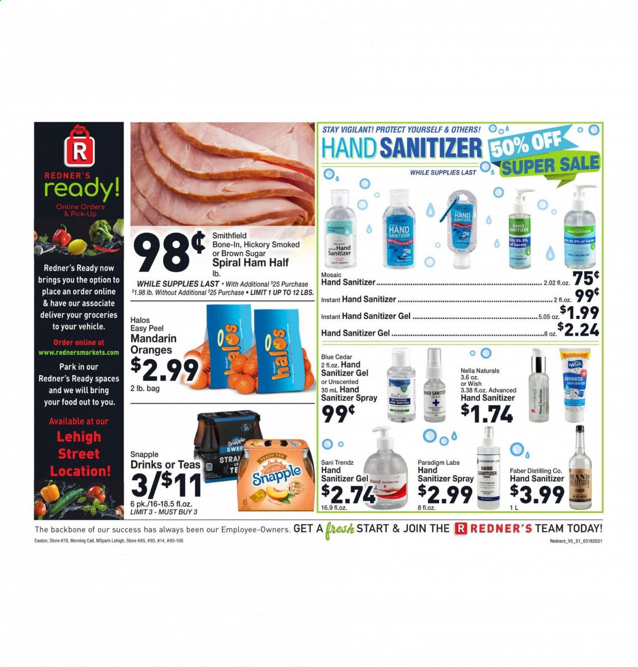 Redner's Markets Weekly Ad Flyer March 18 to March 24