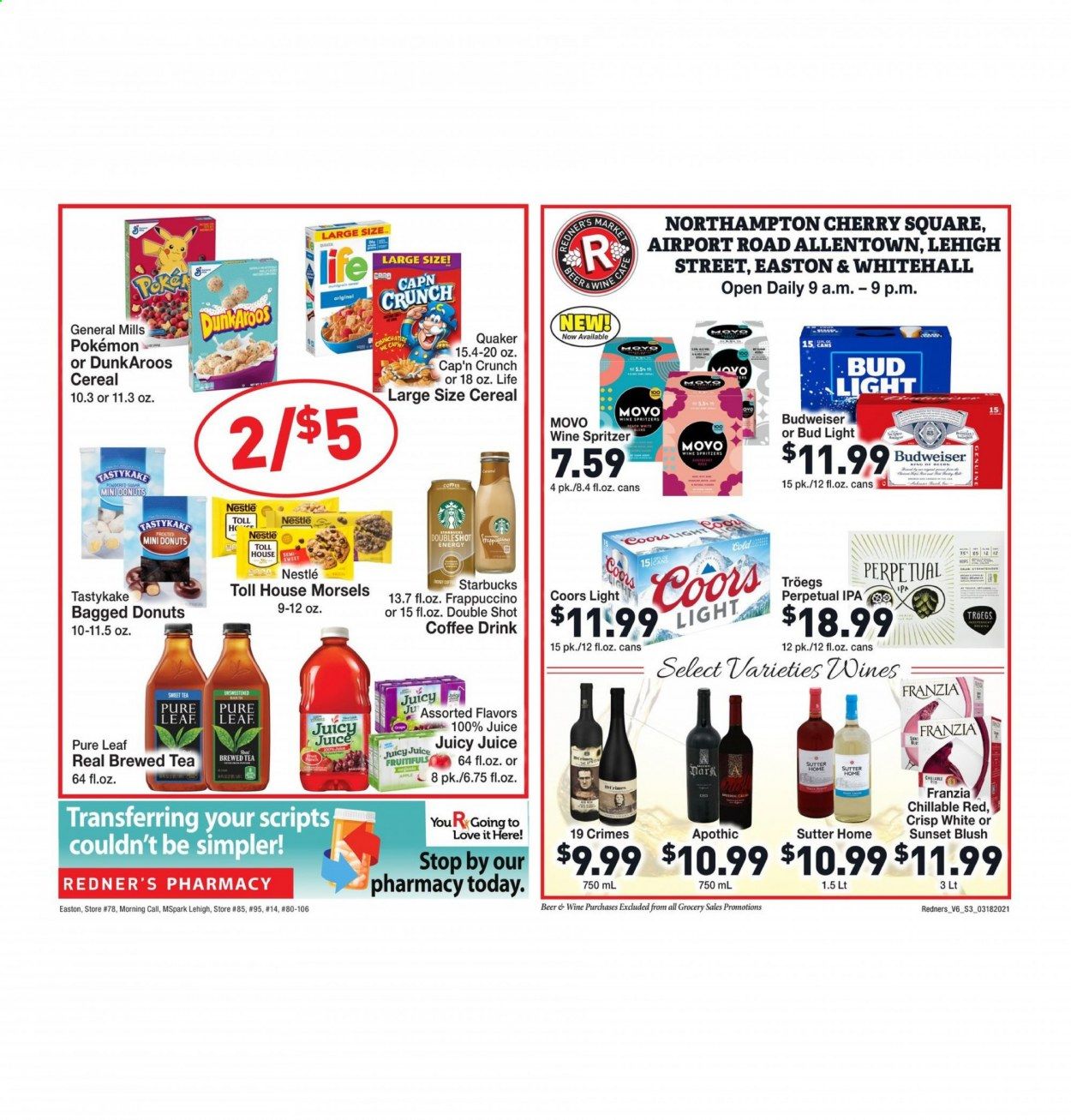Redner's Markets Weekly Ad Flyer March 18 to March 24