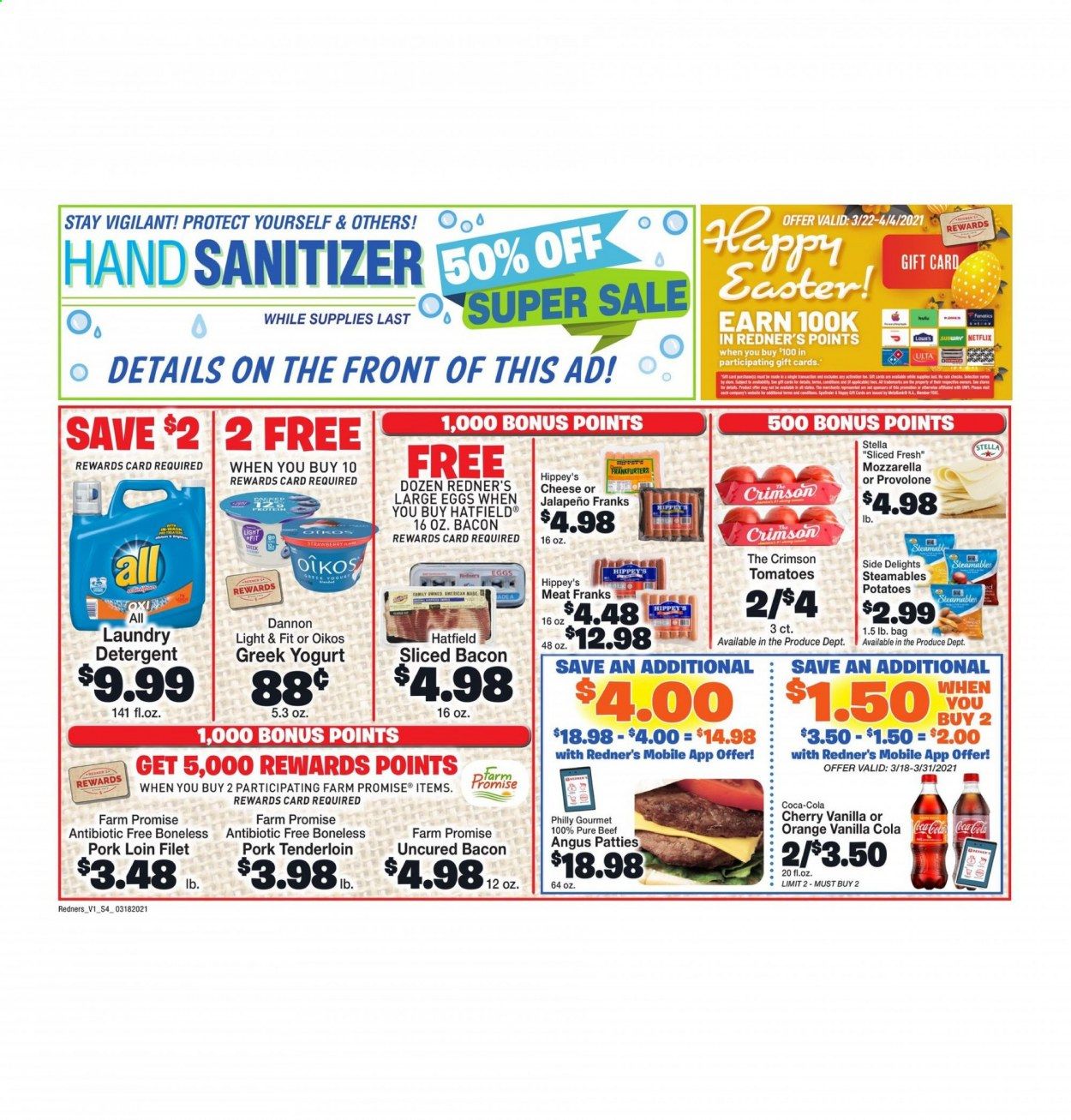 Redner's Markets Weekly Ad Flyer March 18 to March 24