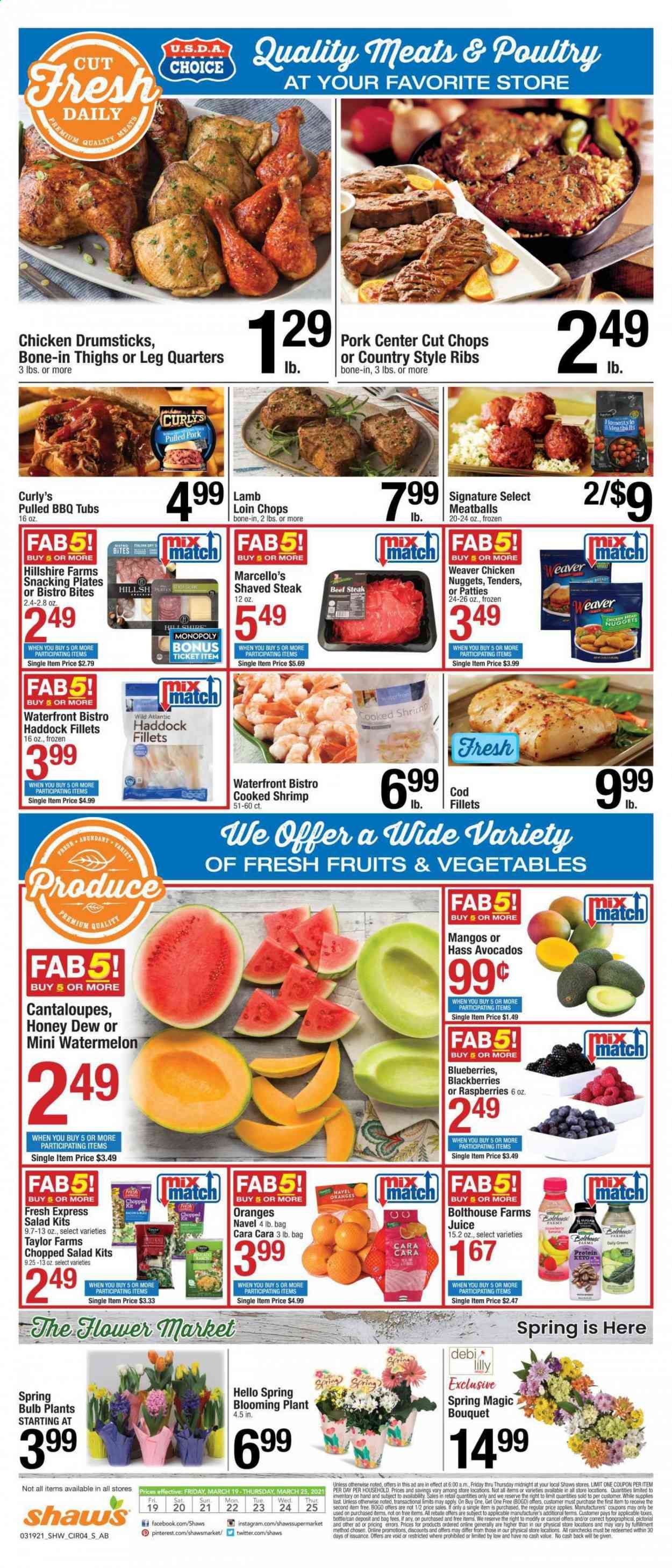 Shaw’s (MA, ME, NH, RI, VT) Weekly Ad Flyer March 19 to March 25