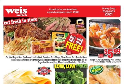 Weis Weekly Ad Flyer March 18 to March 25