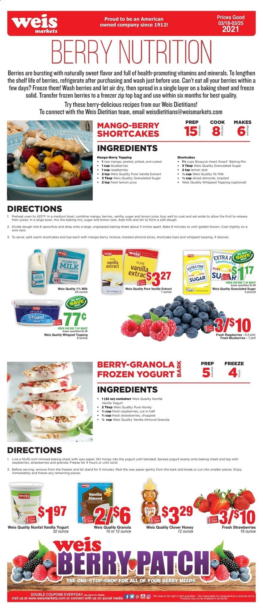 Weis Weekly Ad Flyer March 18 to March 25