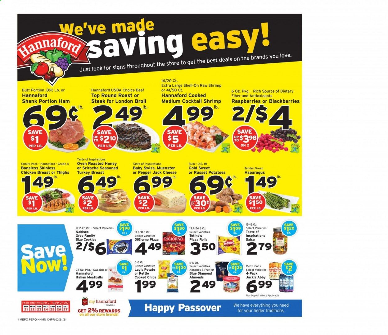 Hannaford (NH) Weekly Ad Flyer March 21 to March 27