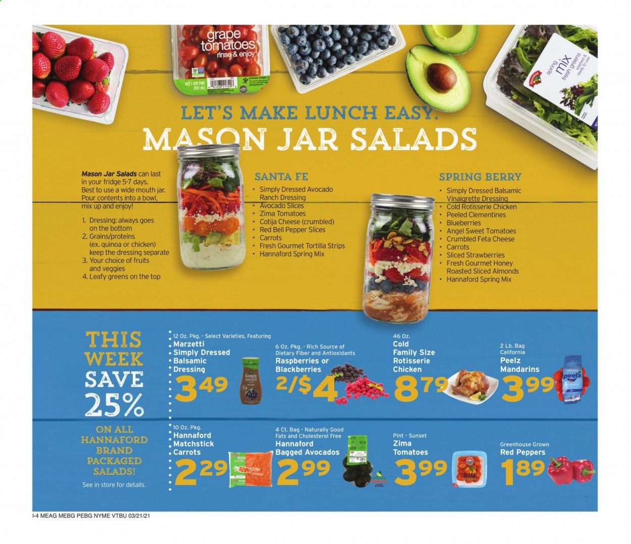 Hannaford (VT) Weekly Ad Flyer March 21 to March 27