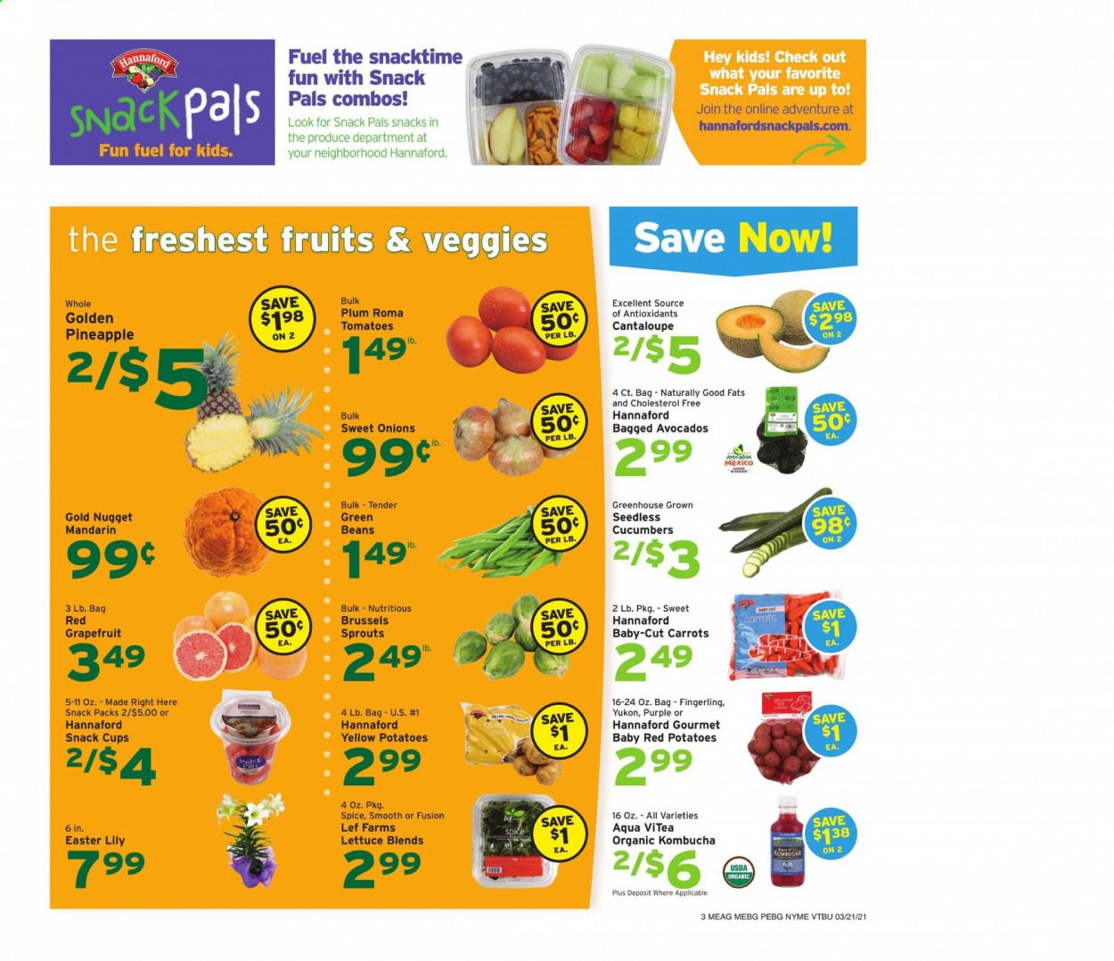 Hannaford (VT) Weekly Ad Flyer March 21 to March 27