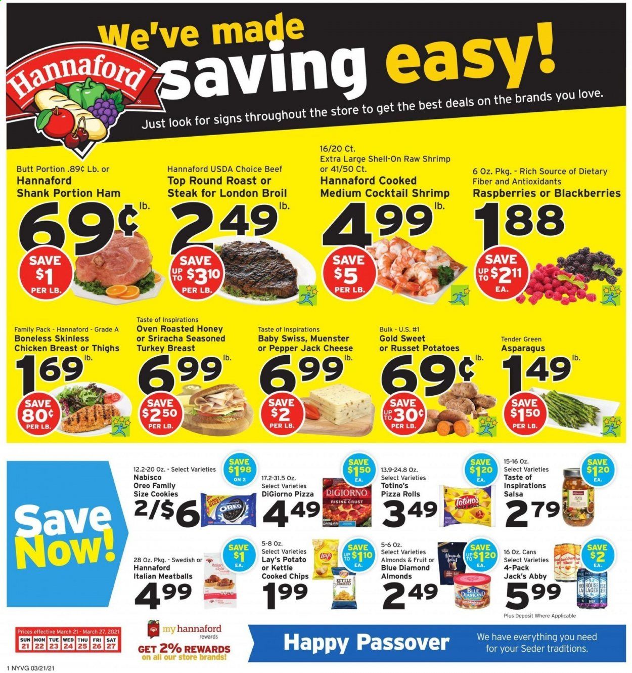 Hannaford (NY) Weekly Ad Flyer March 21 to March 27