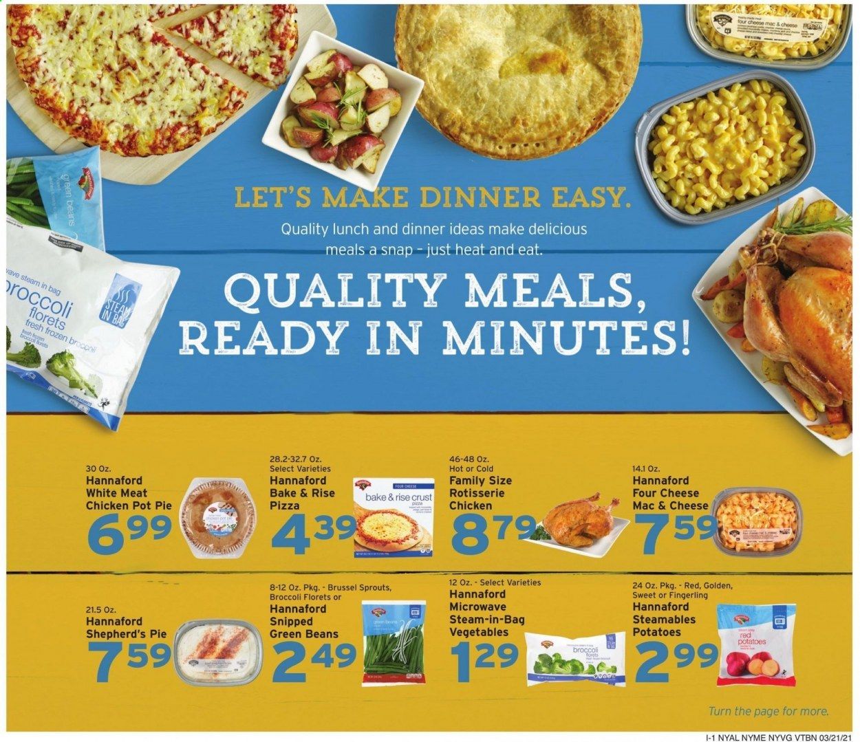 Hannaford (NY) Weekly Ad Flyer March 21 to March 27