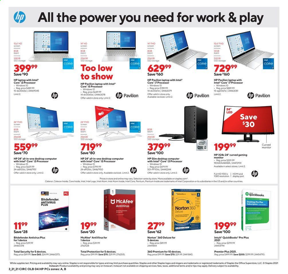 Staples Weekly Ad Flyer March 21 to March 27