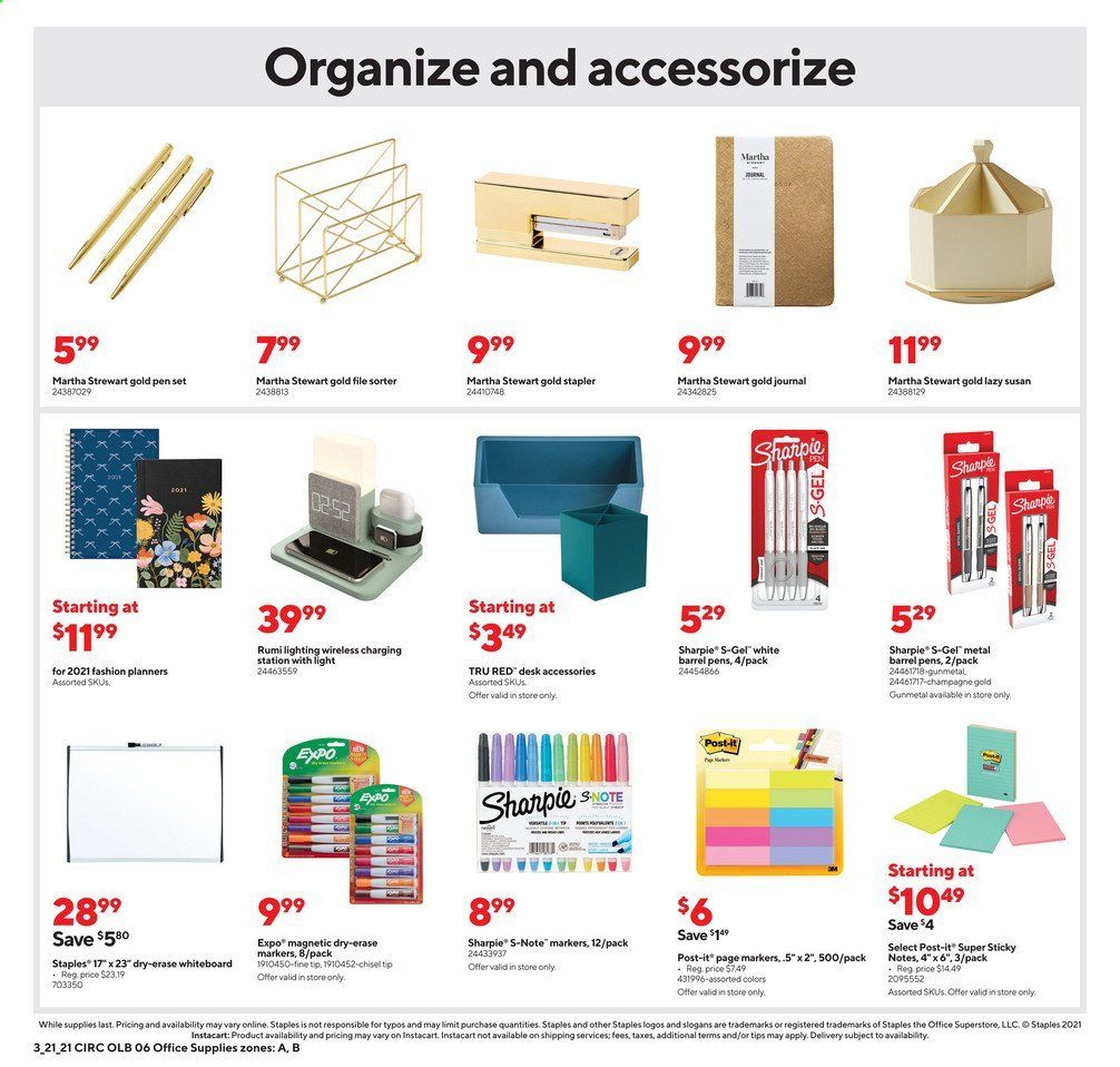Staples Weekly Ad Flyer March 21 to March 27