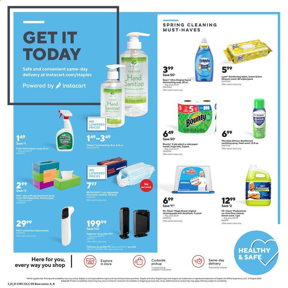 Staples Weekly Ad Flyer March 21 to March 27