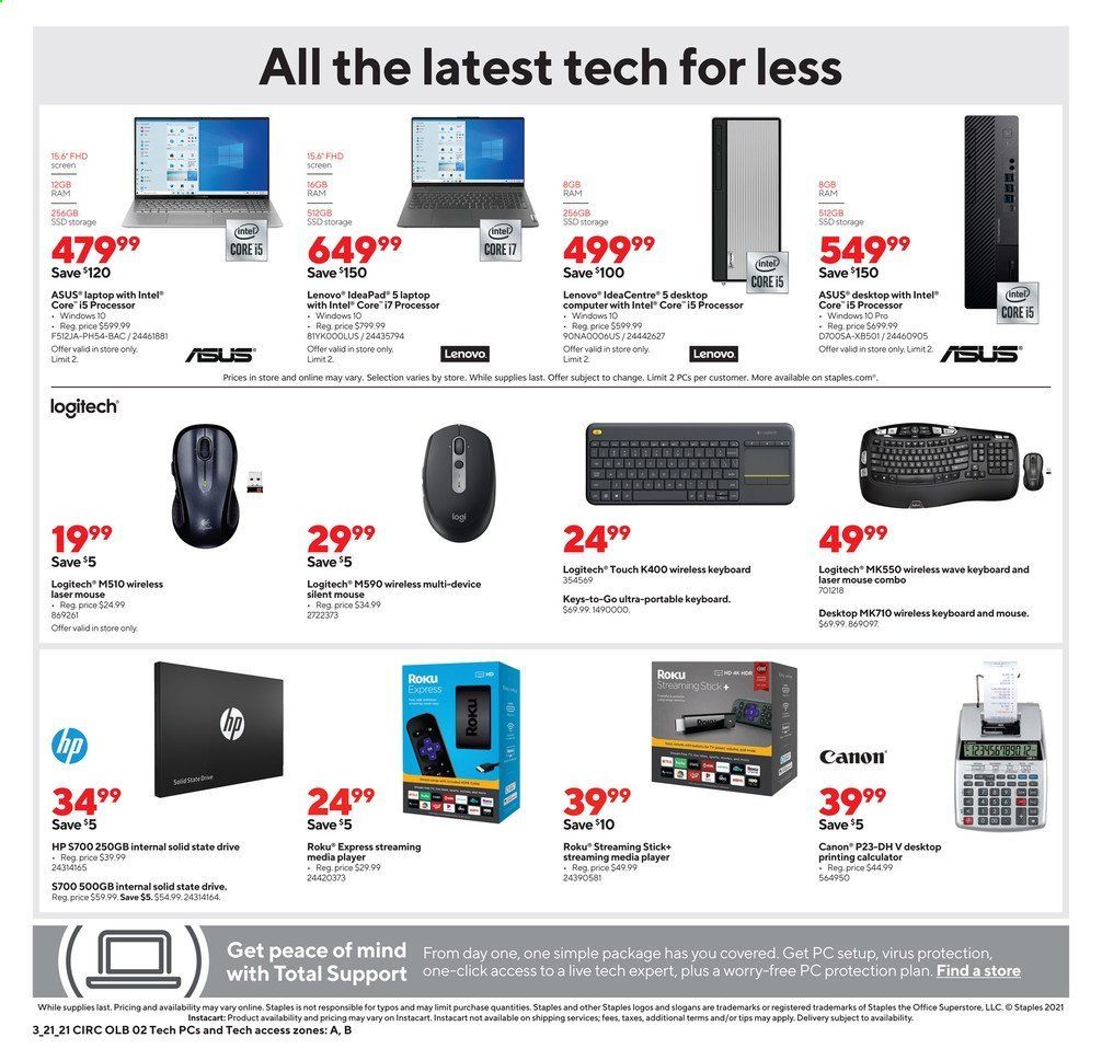 Staples Weekly Ad Flyer March 21 to March 27