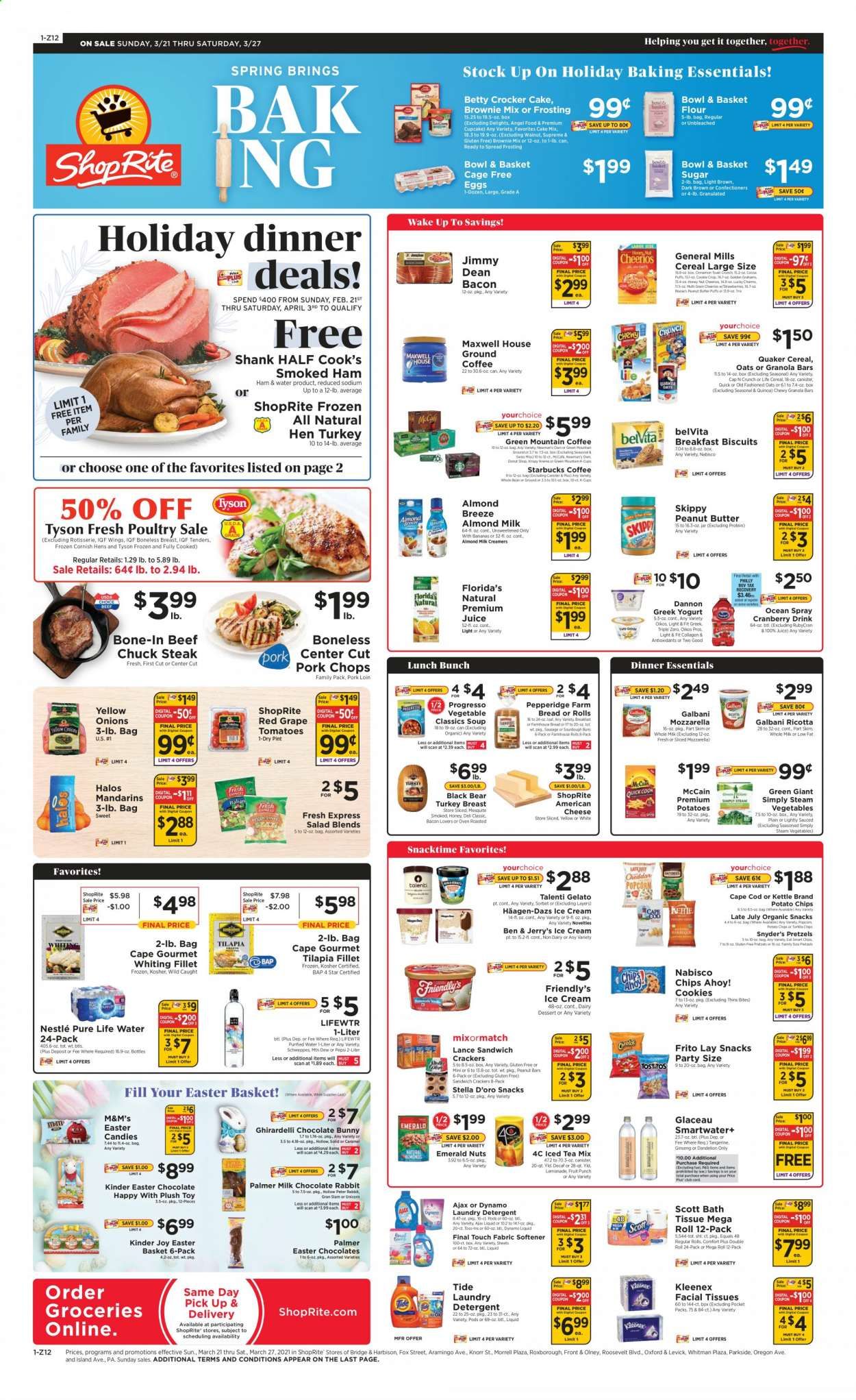 ShopRite (CT, DE, MD, NJ, NY, PA) Weekly Ad Flyer March 21 to March 27