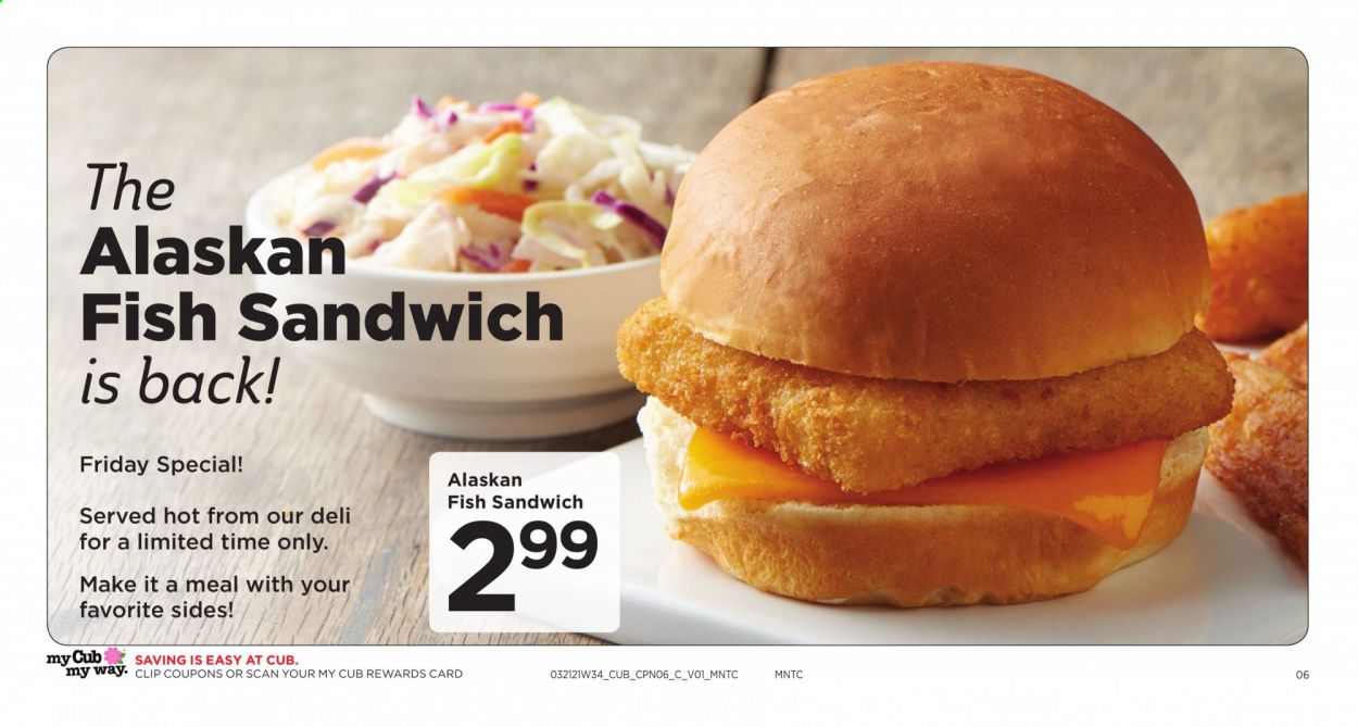 Cub Foods Weekly Ad Flyer March 21 to April 3