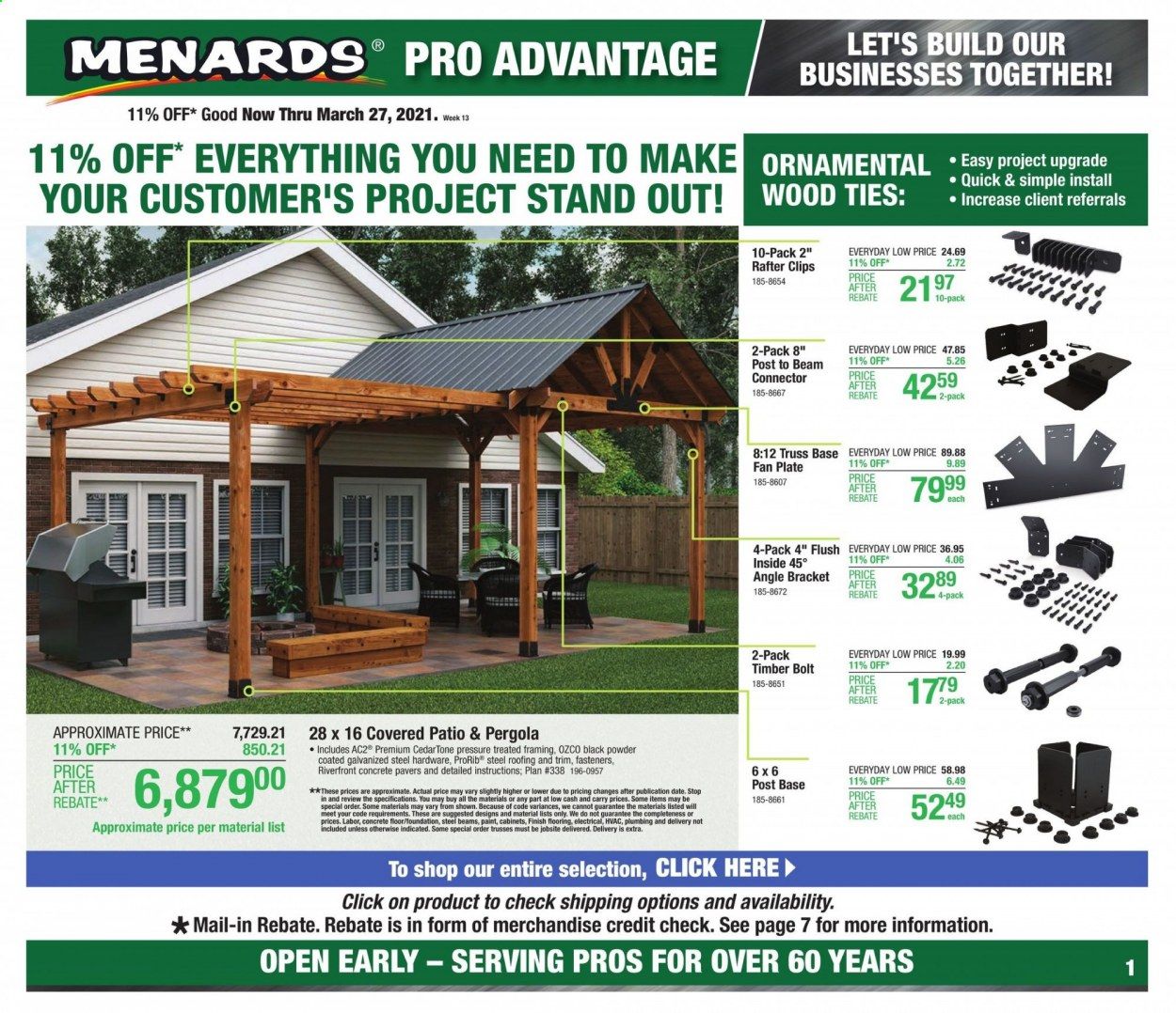 Menards Weekly Ad Flyer March 18 to March 27