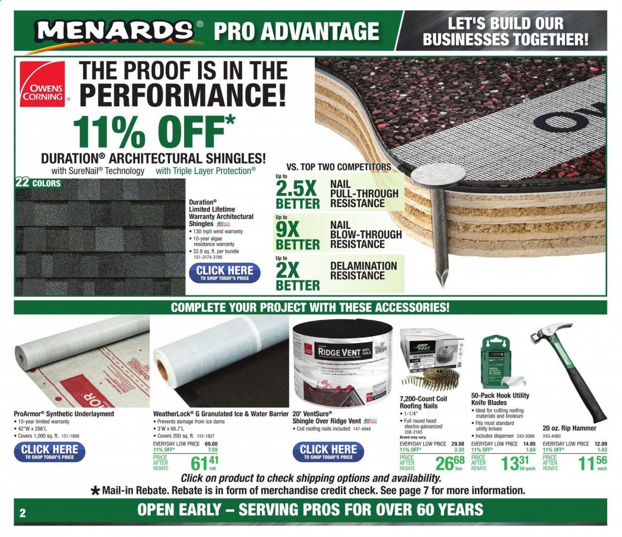 Menards Weekly Ad Flyer March 18 to March 27