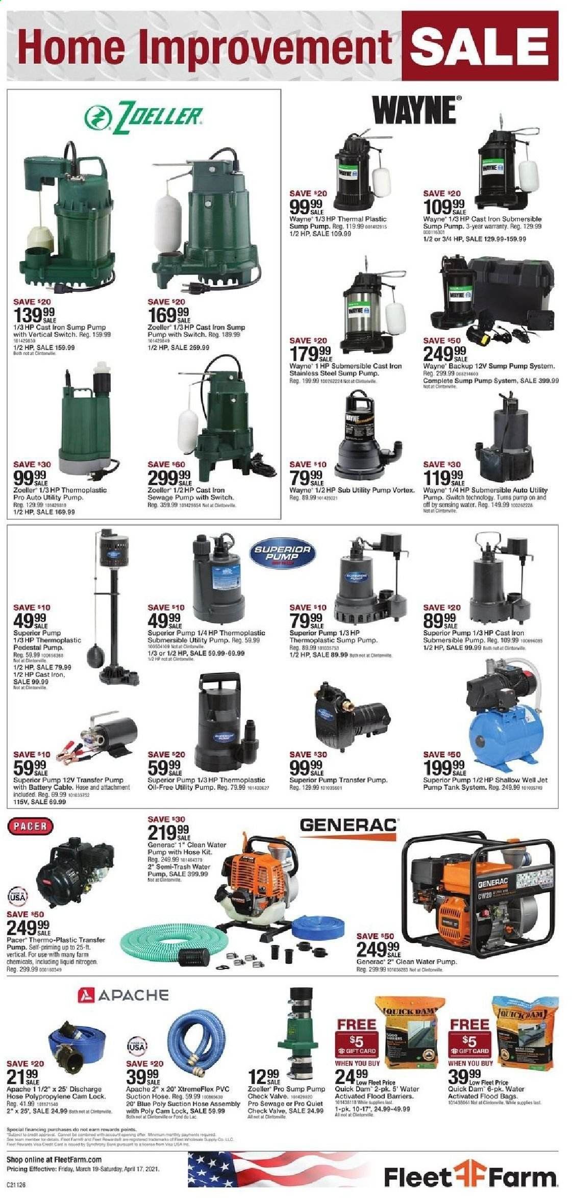 Fleet Farm Weekly Ad Flyer March 19 to April 17
