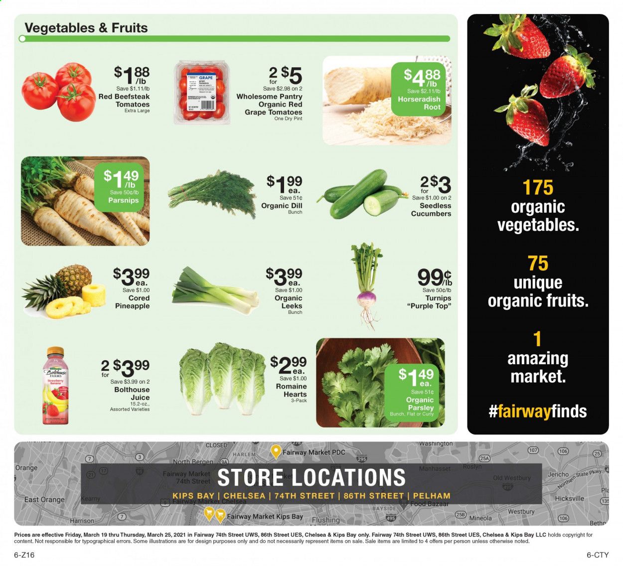 Fairway Market (CT, NJ, NY) Weekly Ad Flyer March 19 to March 25