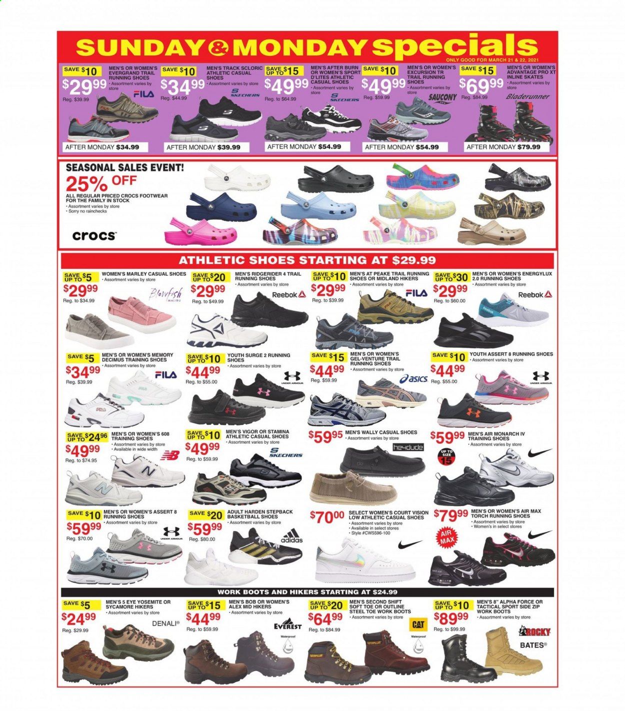 Dunham's Sports (MI, PA, WI) Weekly Ad Flyer March 20 to March 25