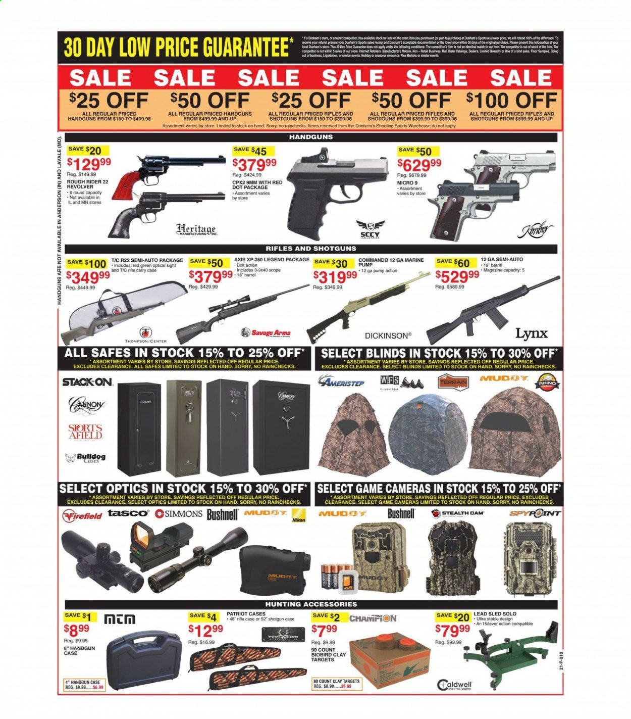 Dunham's Sports (MI, MN, SD, WI) Weekly Ad Flyer March 20 to March 25