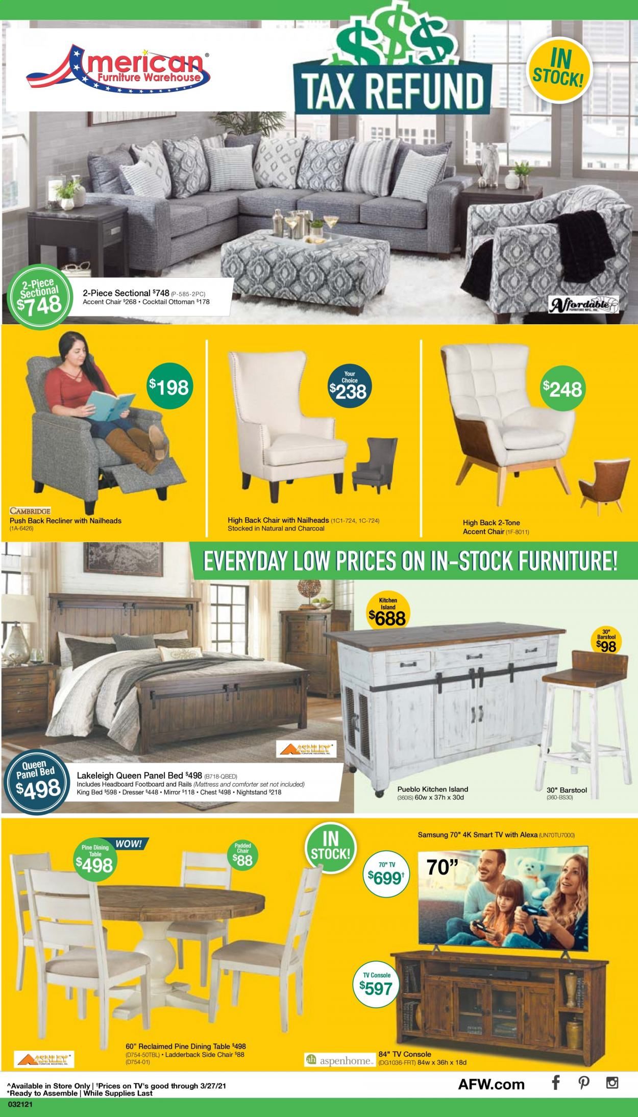 American Furniture Warehouse Weekly Ad Flyer March 21 to March 27