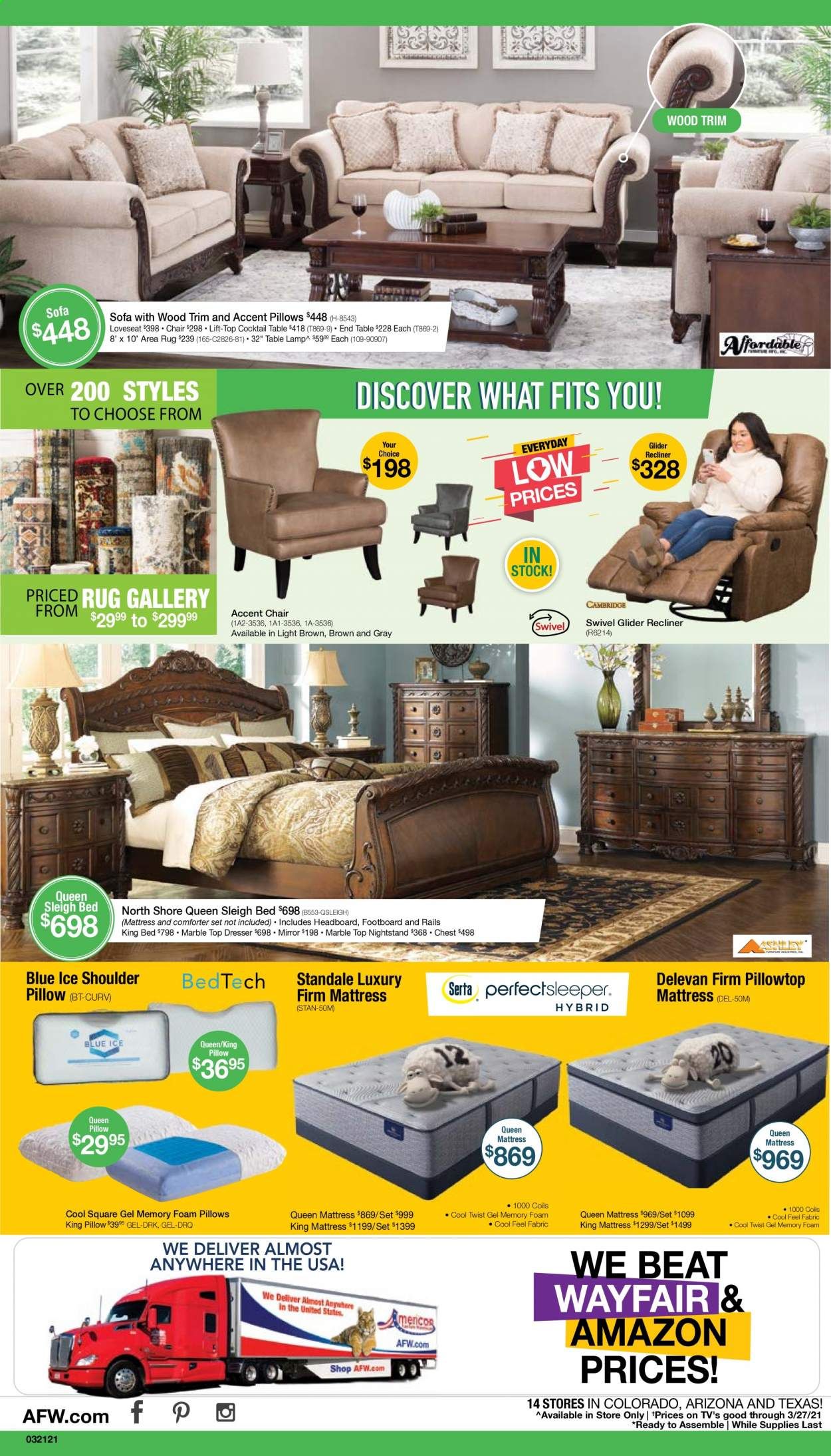 American Furniture Warehouse Weekly Ad Flyer March 21 to March 27