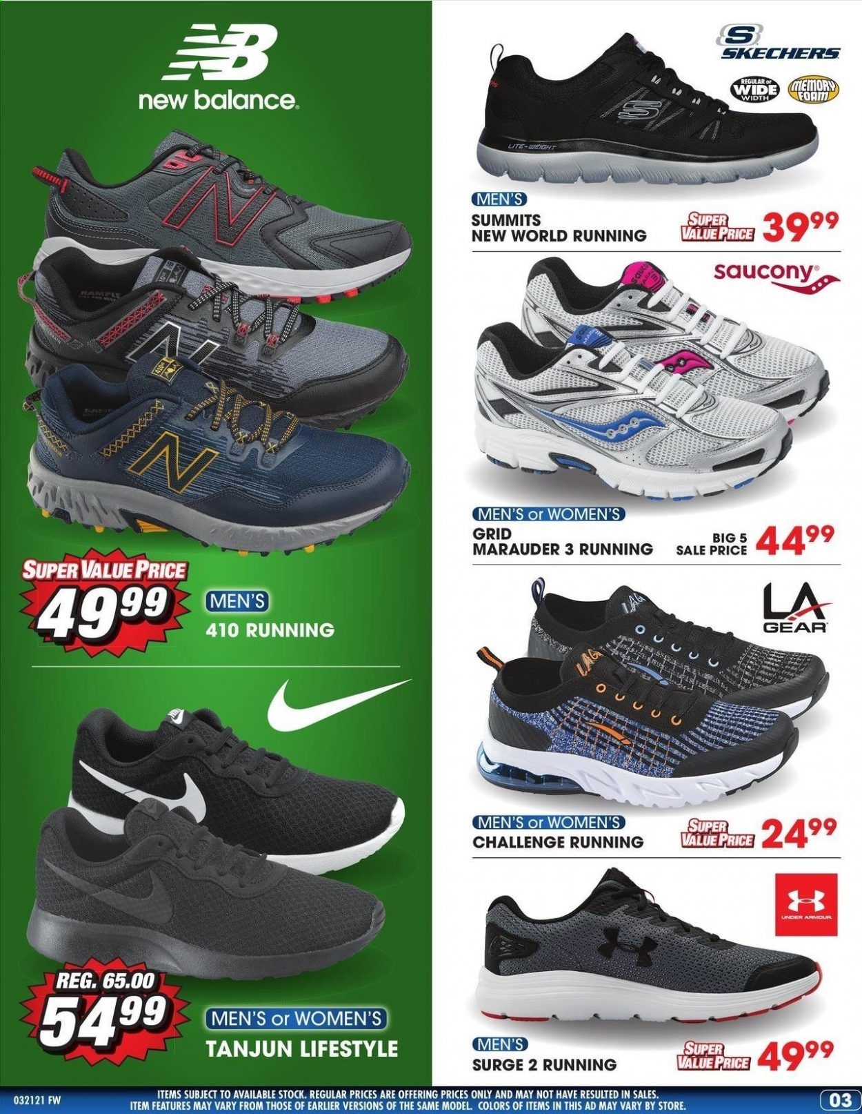 Big 5 Weekly Ad Flyer March 21 to March 27