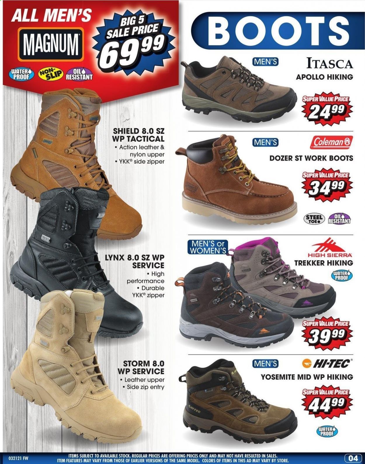 Big 5 Weekly Ad Flyer March 21 to March 27